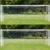 PAIR Of 24FT X 8FT Football Net (0M Top Runback, 2M Bottom Runback)