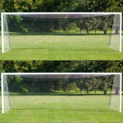 PAIR Of 24FT X 8FT Football Net (0M Top Runback, 2M Bottom Runback)