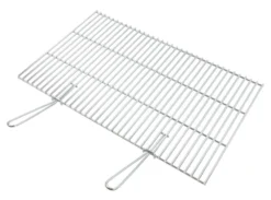 Woodside Stainless Steel Replacement Brick BBQ Cooking Grill, Heavy Duty, 67cm X 40cm