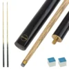 2 X Wollowo 57 Inch White Ash Wood Snooker/Pool Cues