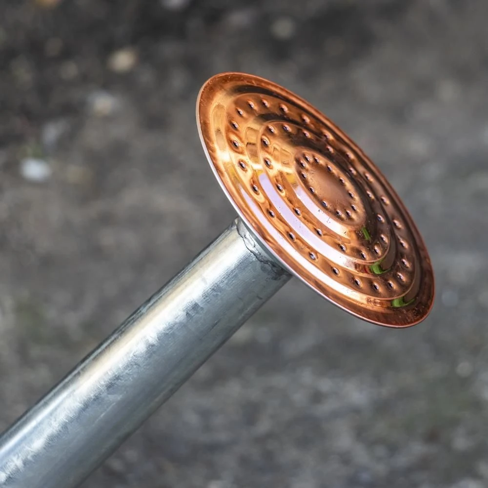 Woodside 9L Metal Garden And Plant Watering Can With Rose - Image 11