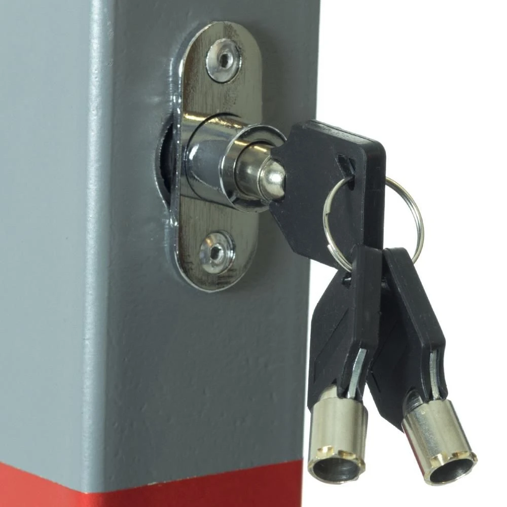 Hausen Folding Car Parking Barrier Post Vehicle Driveway Garage Security Bollard - Image 6