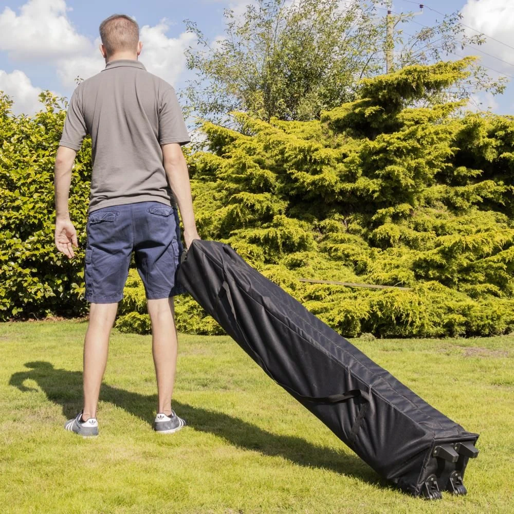 Woodside 3x3m Fully Waterproof, Heavy Duty Pop Up Gazebo + Carry Bag & Sand Bags - Image 6