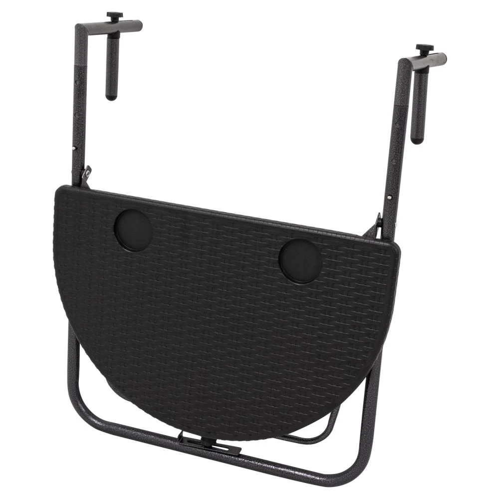 Woodside Hanging Balcony/Patio Railing Adjustable Folding Dining Coffee Table - Image 3