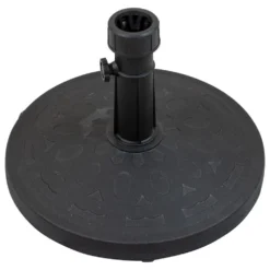 Woodside Brome 15kg Universal Round Garden Patio Parasol Umbrella Base Weight