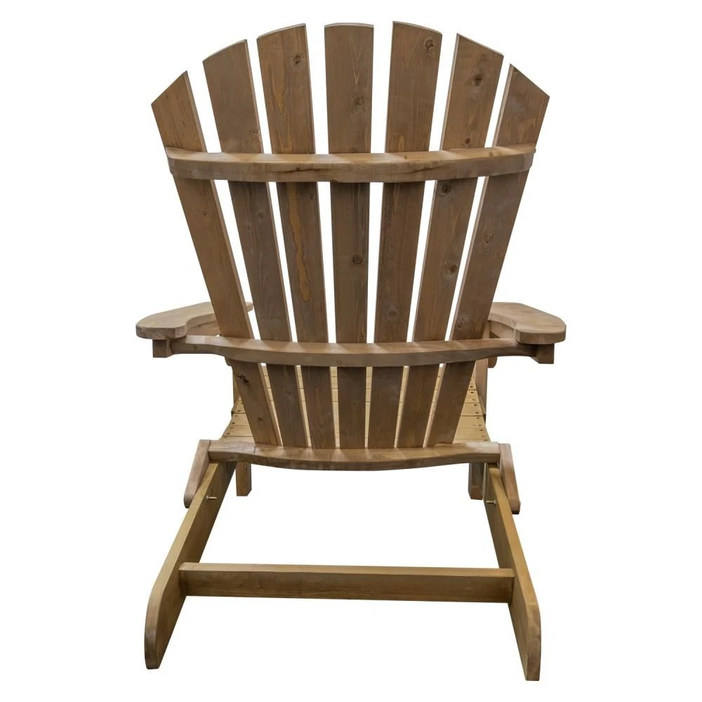 Woodside Aldeby Adirondack Outdoor Garden Patio Wooden Lounger Chair - Image 3