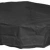 Woodside Heavy Duty Waterproof Garden Rattan Day Bed Cover BLACK 185x55/90cm
