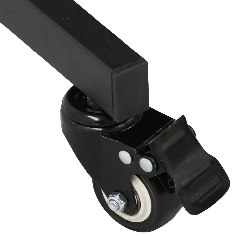 Woodside Dereham 4 Tier Wheeled Metal Garden Planter Flower Display Stand - Image 4