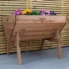 Woodside Raised Wooden Garden Bed Planter, Plants & Vegetable/Herb Box, Medium 100cm