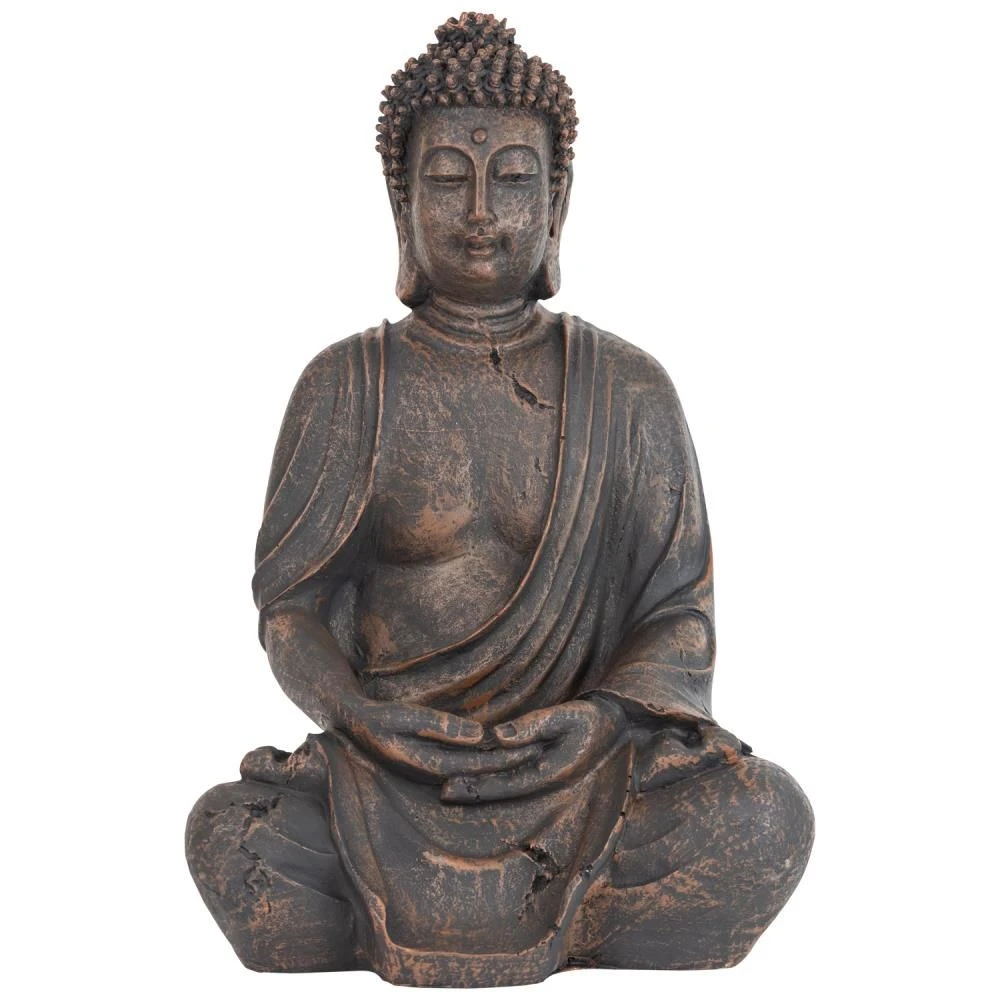 Woodside 37cm Tall Indoor/Outdoor Meditating Buddha Statue Decoration Statuary Décor Ornament - Image 5