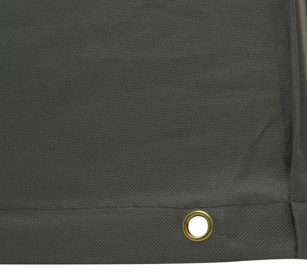 Woodside Heavy Duty Waterproof Garden Rattan Cube Set Cover GREY 120x120x74cm - Image 2