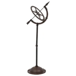 Woodside Cast Iron Garden Sundial, Antique Ornamental Outdoor Décor