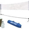 Wollowo 4m Foldable Portable Badminton Volleyball Net Frame Stand
