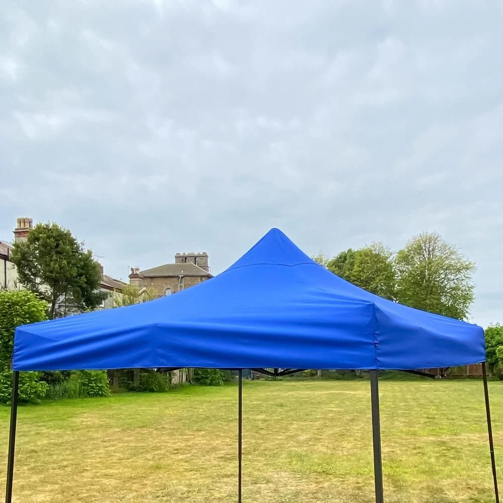 Woodside Replacement Gazebo Roof For 3mx3m Frame, Heavy Duty, Waterproof, Blue - Image 2