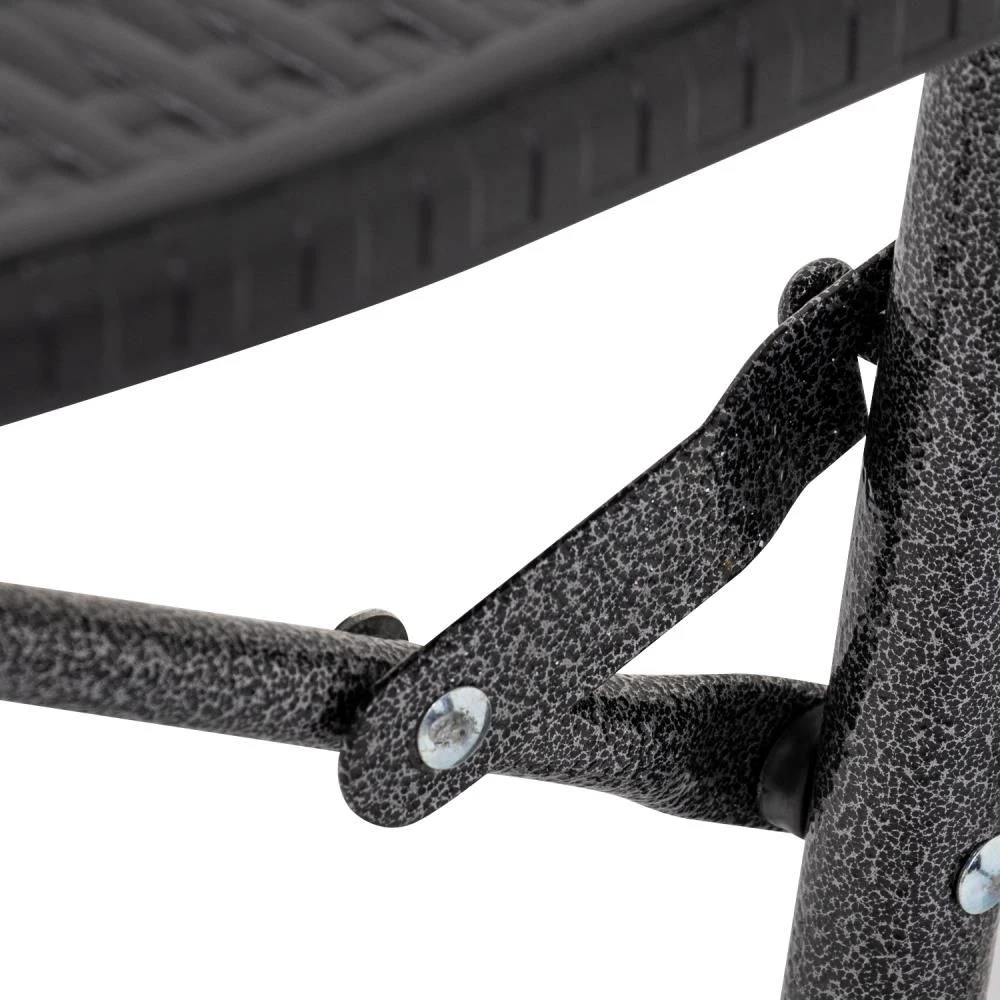 Woodside Hanging Balcony/Patio Railing Adjustable Folding Dining Coffee Table - Image 6