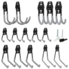 Woodside Heavy Duty Wall Mounted Garage Hanging Hooks, Utility Tool Hangers (Pack Of 15)