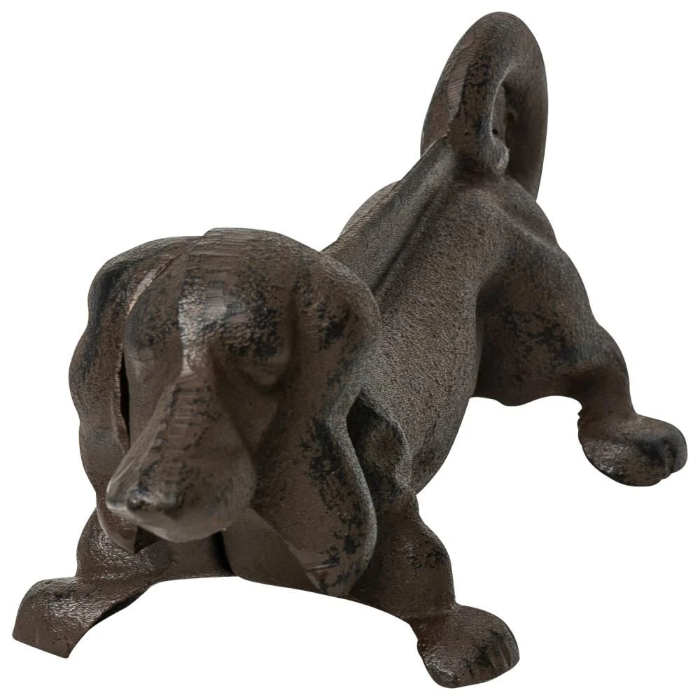 Woodside Outdoor Garden Cast Iron Boot/Welly Novelty Sausage Dog Mud Scraper - Image 2