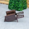 Woodside Cast Iron 3 In 1 Boot Brush, Jack & Scraper Outdoor Shoe Mud Cleaner