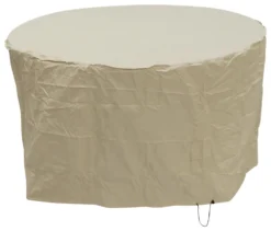 Oxbridge Sand Medium Round Waterproof Outdoor Garden Patio Set Furniture Cover