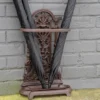 Woodside Ornate Vintage Cast Iron Umbrella/Walking Stick Stand
