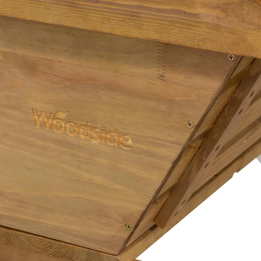 Woodside Thurne Raised Wooden Garden Bed Planter, Plants & Vegetable/Herb Box - Image 8