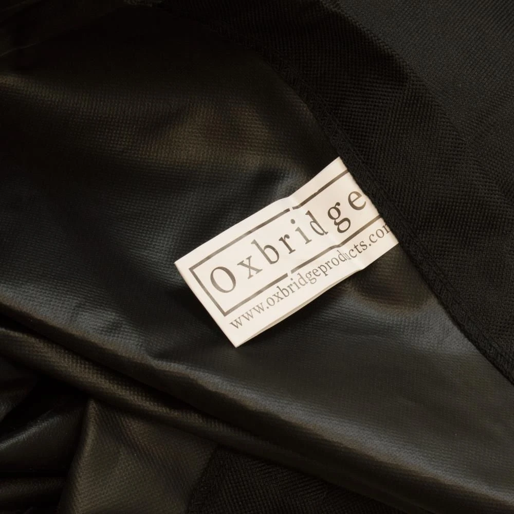 Oxbridge Black 2 Seater 1.34m 4ft Waterproof Outdoor Garden Bench Furniture Cover - Image 3