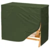 Woodside Waterproof Green 3 Seater Garden Swing Cover Patio Furniture Set