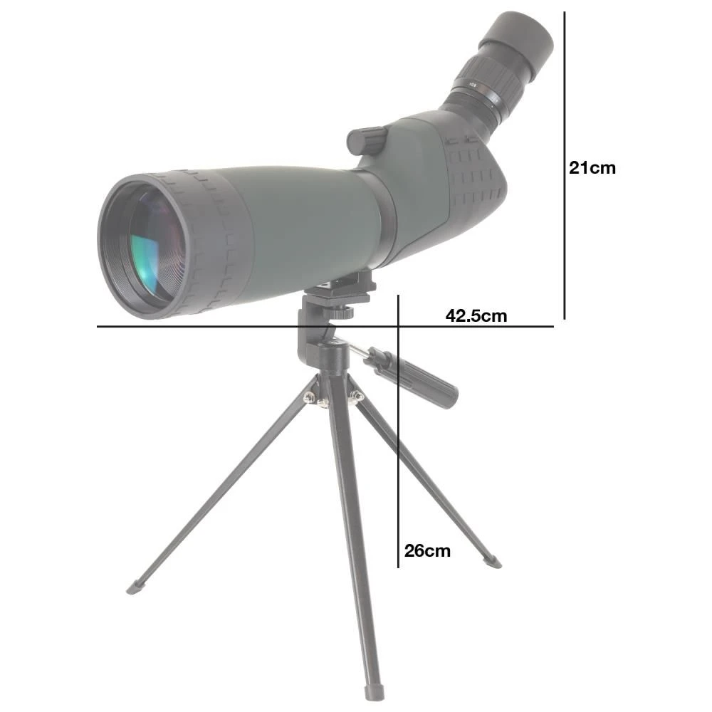 Woodside Waterproof Hunting/Photography BAK4 20-60x80 Spotting Scope + Accessories - Image 14