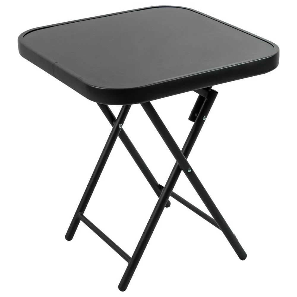Woodside Rushford Folding Outdoor Garden Coffee/Drinks/Side Table - Image 3