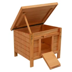 Woodside Wooden Animal Shelter, Hibernation House For Hedgehogs/Guinea Pigs Etc