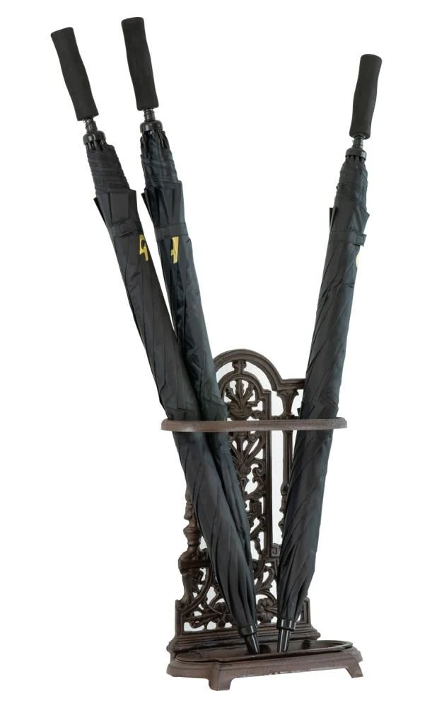 Woodside Ornate Vintage Cast Iron Umbrella/Walking Stick Stand - Image 5