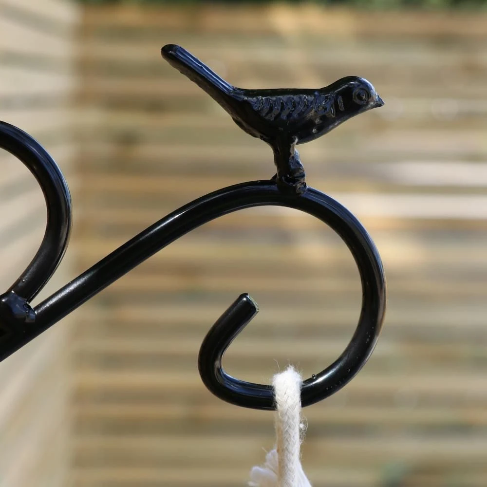 Woodside Hanging Basket/Bird Feeder Decorative Wall Bracket 12" Hook Hanger X 10 - Image 5