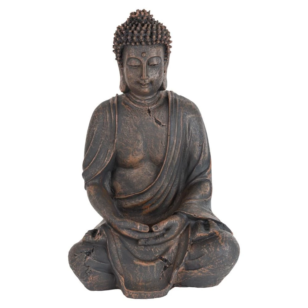 Woodside 37cm Tall Indoor/Outdoor Meditating Buddha Statue Decoration Statuary Décor Ornament - Image 6
