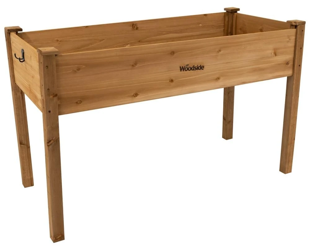 Woodside Raised Wooden Garden Bed Planter, Plants & Vegetable/Herb Box - Image 5