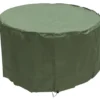 Woodside 4-6 Seater Green Waterproof Round Garden Patio Table Cover Furniture