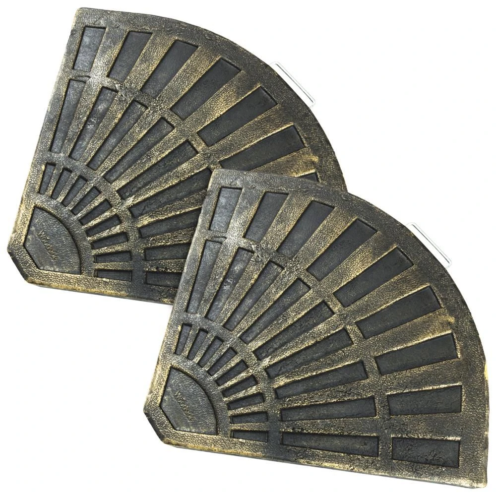 2 X Woodside 12kg Cantilever & Banana Umbrella Parasol Base Stand Weight