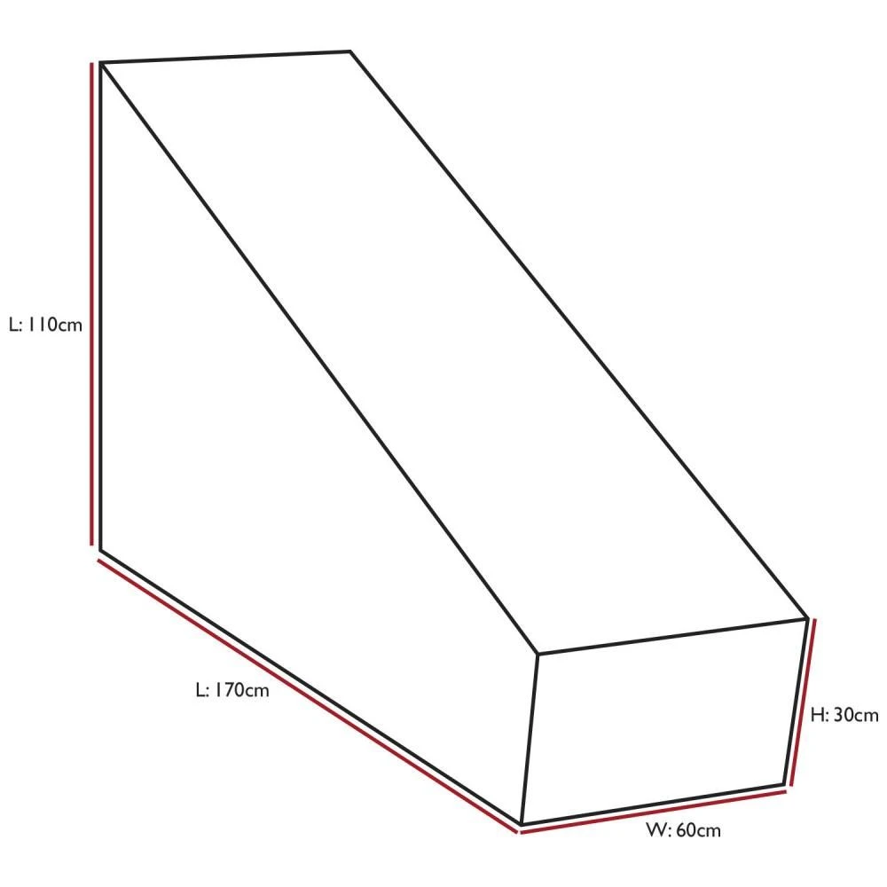 Woodside Black Waterproof Outdoor Large Protective Lawn Mower Cover - Image 2