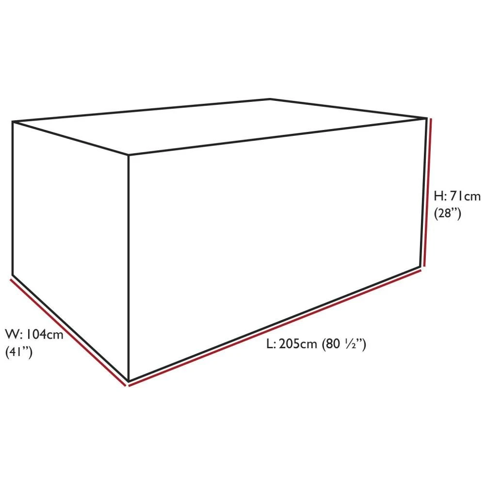 Oxbridge Sand Large Table Waterproof Outdoor Garden Furniture Cover - Image 3