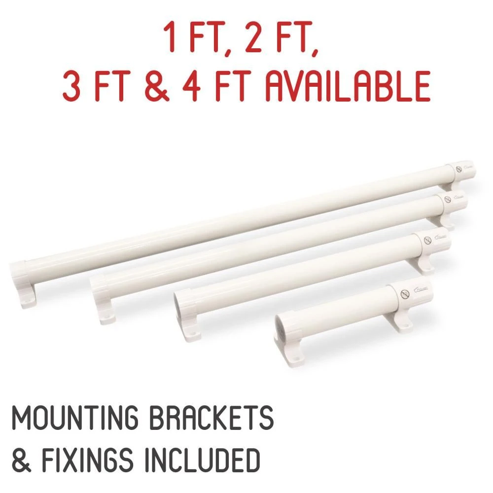 Hausen Electric Tubular Heater For Greenhouse Shed Garage 1ft/2ft/3ft/4ft Tube