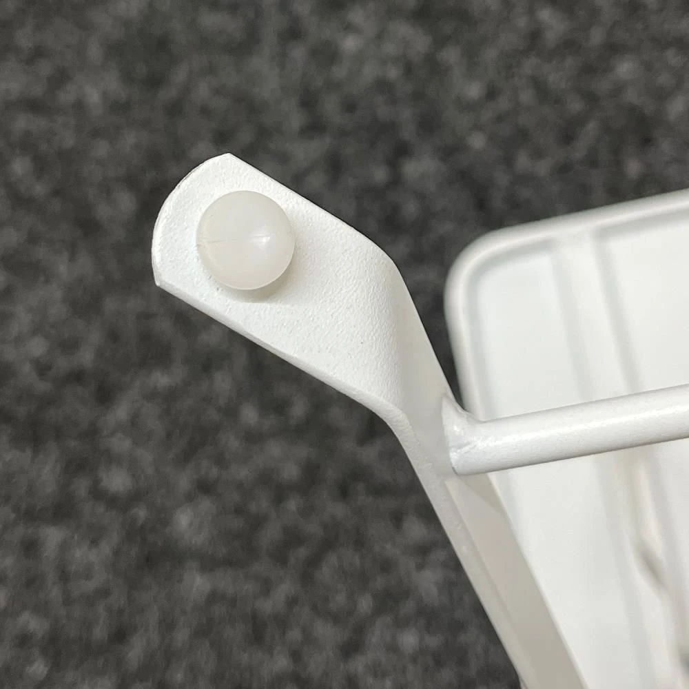 Woodside Indoor/Outdoor Folding Garden Side Table, Foldable White Coffee Table - Image 8