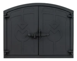 Woodside Cast Iron Outdoor Pizza/Fire Wood Oven Door, 48cm X 38cm Door