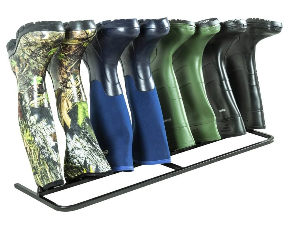 Woodside Steel Wellington Boot Rack 4 Pairs Walking Shoe Storage Stand - Image 5