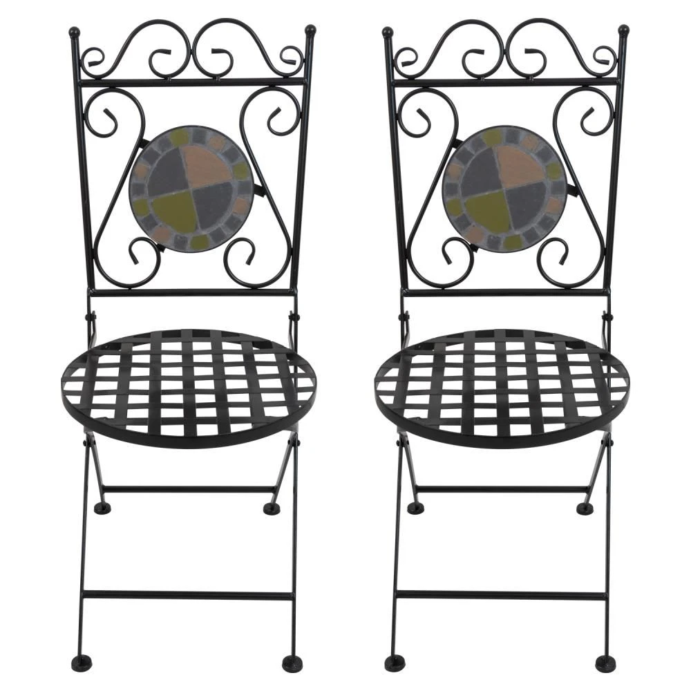 Woodside Mosaic Table & Chair Set - Image 2