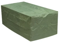 Woodside Waterproof Green 4-6 Seater Rectangular Garden Patio Furniture Cover