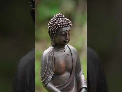 Woodside 37cm Tall Indoor/Outdoor Meditating Buddha Statue Decoration Statuary Décor Ornament - Image 2